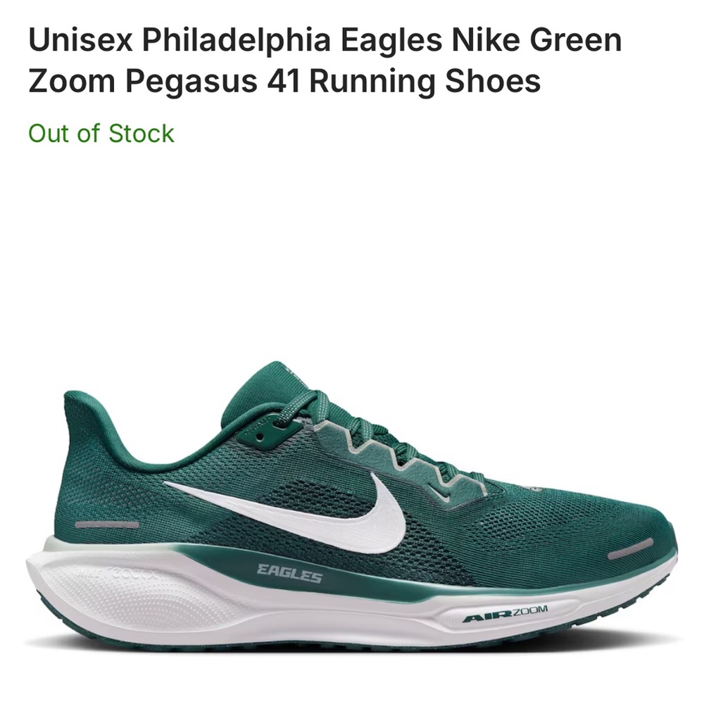 Nike Zoom Pegasus 41 Green Running Shoes Unisex